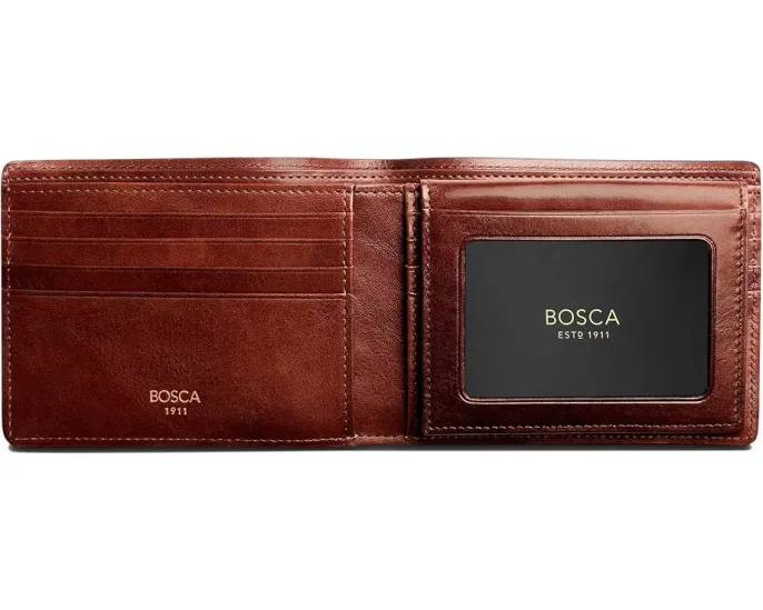 Кожаный кошелек для кредитных карт с окошком для удостоверения из коллекции Dolce от Bosca