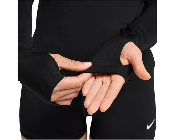 Топ Nike Pro Dri-FIT с длинным рукавом и отверстиями для большого пальца