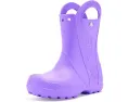 Резиновые сапоги Crocs Handle It для малышей с ручками и светоотражающим логотипом