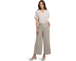 Брюки NYDJ Morgan из дышащего стрейч-льна с расклешенным силуэтом