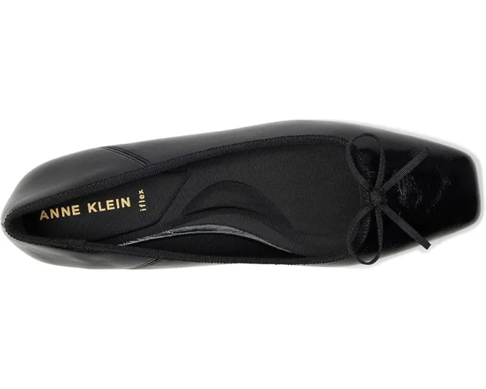 Балетки Anne Klein Aspen с бантом и мыском из полиуретана