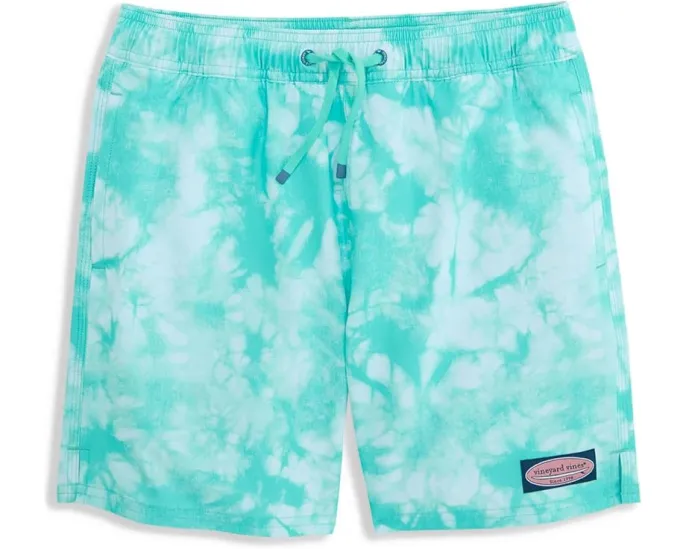 Детские плавки Printed Chappy Trunks от Vineyard Vines Kids с сетчатой подкладкой