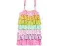 Платье Lola and The Boys Rainbow Tiered Shimmer для малышек