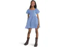 Платье мини Faux Pintuck от abercrombie kids с квадратным вырезом