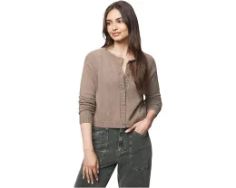 Кардиган Amber Cropped с пуговицами и текстурной вязкой