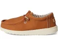 Детские слипоны Hey Dude Wally Classic с дышащим верхом и круглым носком