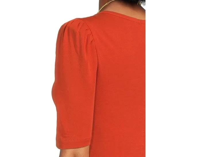 Футболка Madewell с округлым вырезом и буфами на рукавах