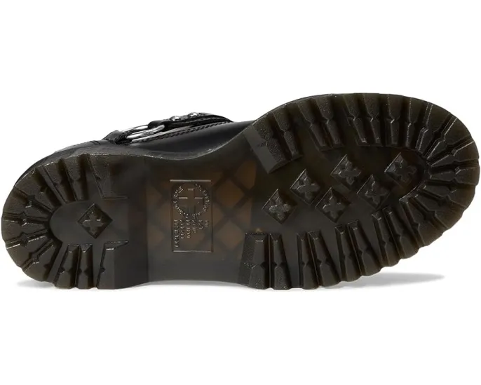 Ботинки Dr. Martens Anistone Harness в байкерском стиле