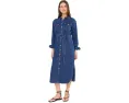 Джинсовое платье-рубашка Belted Denim Midi Lauren Ralph Lauren
