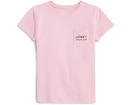Футболка Vineyard Vines Kids с патриотичным принтом и блестками