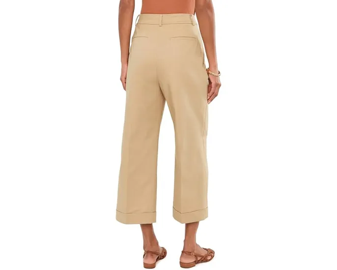 Укороченные брюки из двухслойного стретч-хлопка Lauren Ralph Lauren