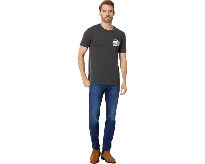 Футболка Ariat Freedom с коротким рукавом и принтом на спине