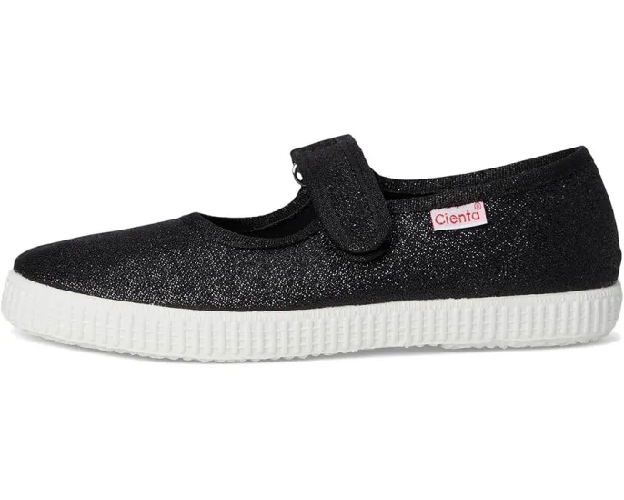 Детские туфельки Cienta Kids 56013 в стиле Мэри Джейн с блестками