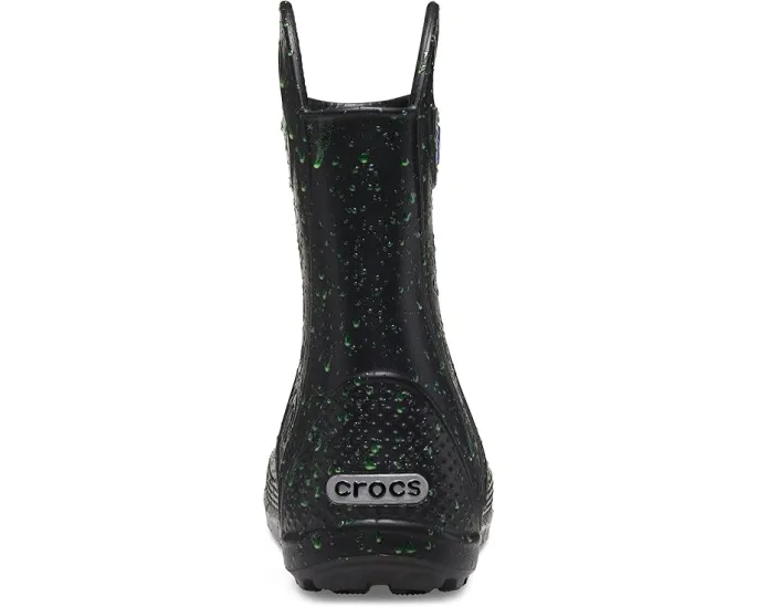 Детские резиновые сапоги Handle it Rain Boot от Crocs с радугой