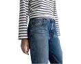 Джинсы Ex-boyfriend Mid-Rise Slouchy Slim AG Jeans из хлопка с эластаном