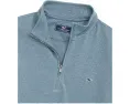 Vineyard Vines Толстовка Saltwater 1/4 Zip с вышивкой кита и влагоотводящими свойствами