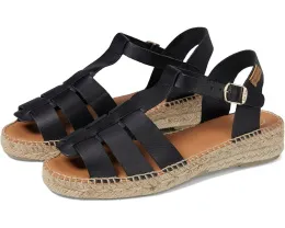 Сандалии Toni Pons Emma на клиновидном каблуке с плетением и регулируемым ремешком