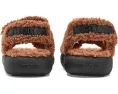 Сандалии Shearling с открытым носком и овчиной от MOON BOOT