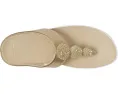 FitFlop Fino Beadie-Button с металлизированным межпальцевым ремешком и бусинами