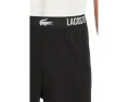 Пижамные шорты Lacoste с принтом на поясной резинке