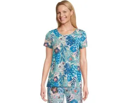 Топ Lilly Pulitzer Etta с круглым вырезом из пима-хлопка