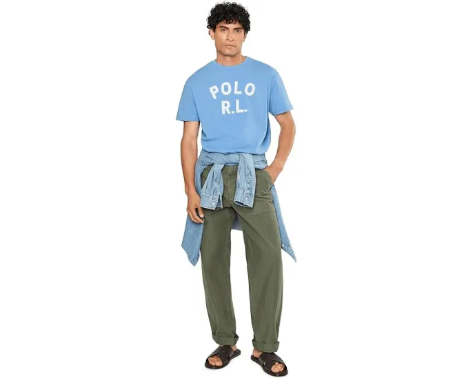 Футболка Polo Ralph Lauren Classic Fit с принтом и логотипом