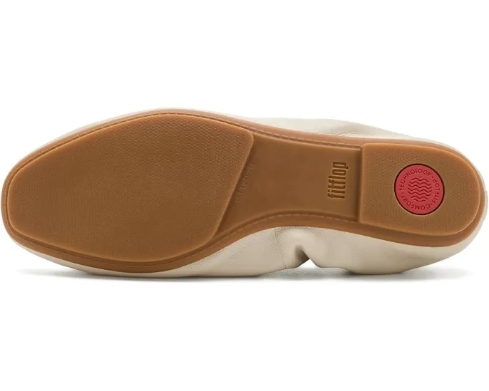 Балетки FitFlop Delicato Poise из эластичной кожи