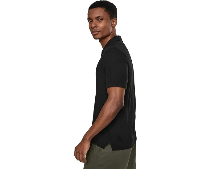 Поло John Varvatos Leonardo с коротким рукавом и вышитым логотипом