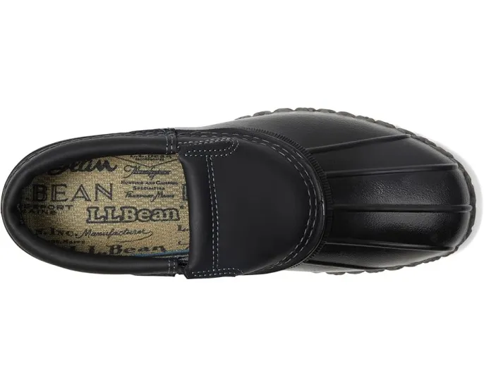 Слипоны L.L.Bean Rubber Moc из кожи с резиновой подошвой