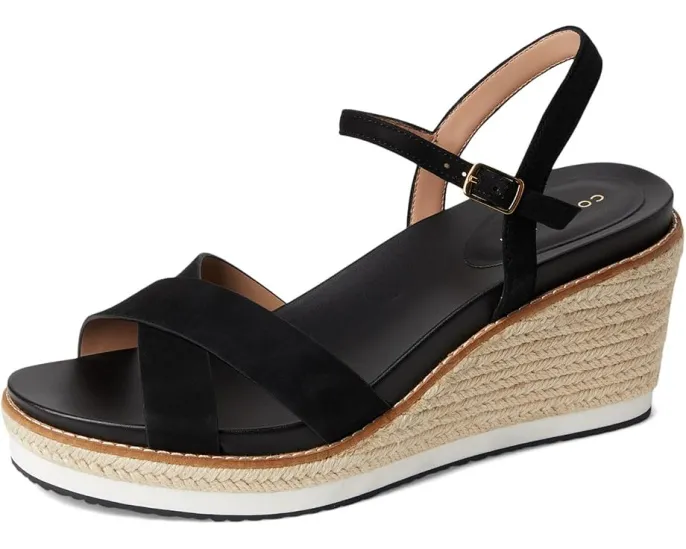 Эспадрильи Cole Haan Cloudfeel Silvee Espadrille Wedges 75mm с перекрестными ремешками