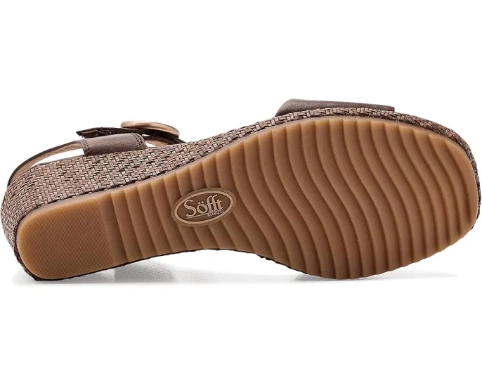 Босоножки Sofft Inez Leather на танкетке