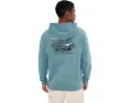 Толстовка Salty Crew Truck Stop Fleece с капюшоном и принтом