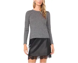 Топ Vince Camuto с длинным рукавом и круглым вырезом