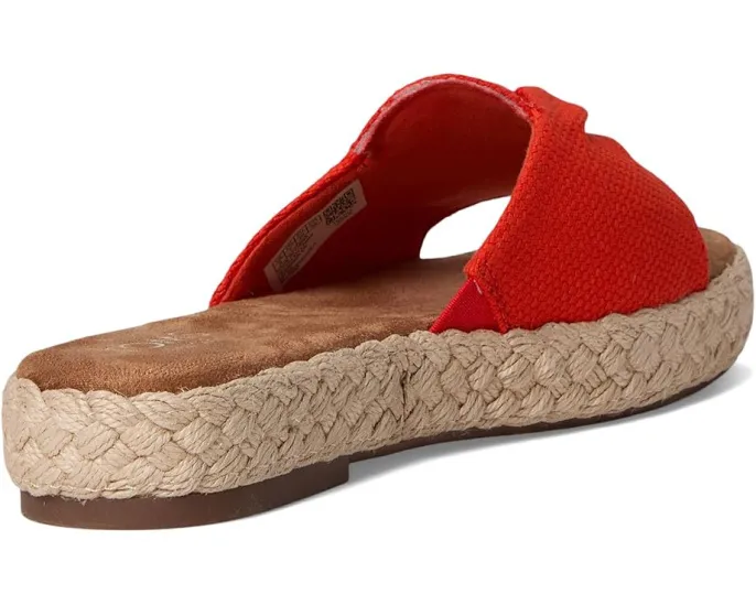 Сандалии TOMS Abby Slide на платформе с узлом и круглым носком