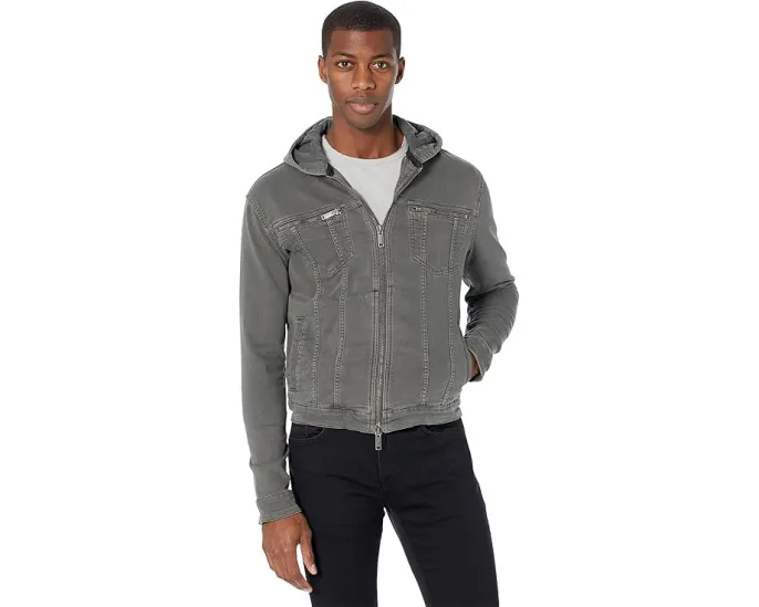 Джинсовая куртка SCOTT с капюшоном от John Varvatos