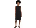 Платье Eileen Fisher с воротником-лодочкой из фактурного жаккарда Bubble