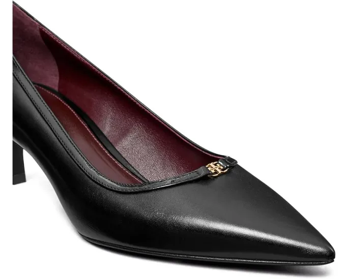 Туфли-лодочки Tory Burch с пряжкой Double T и каблуком 45 мм