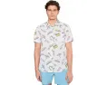 Рубашка Chubbies The Beach Feast из дышащей ткани с принтом