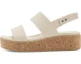 Сандалии Crocs Brooklyn Cork Low Wedge на пробковой платформе
