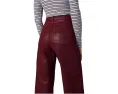Joe's Jeans The Mia Wide Leg Ankle Coated джинсы с покрытием и длиной до щиколотки
