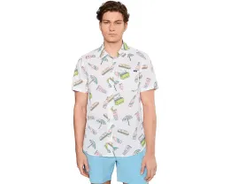 Рубашка Chubbies The Beach Feast из дышащей ткани с принтом
