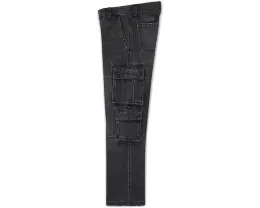 Джинсовые брюки карго Abercrombie & Fitch Baggy Denim с регулируемым поясом