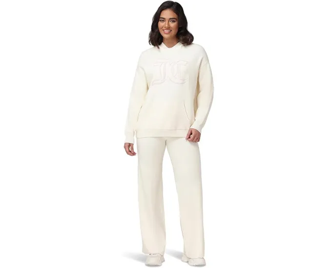 Широкие брюки Juicy Couture из трикотажа с эластичным поясом