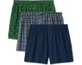 Tommy John Тканые боксеры 3 шт из хлопка с вертикальной застежкой