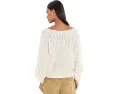 Свитер Free People Amber Breeze с открытыми плечами цвета слоновой кости