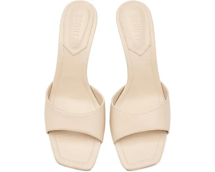Сандалии Schutz Leena Bamboo на каблуке из натуральной кожи