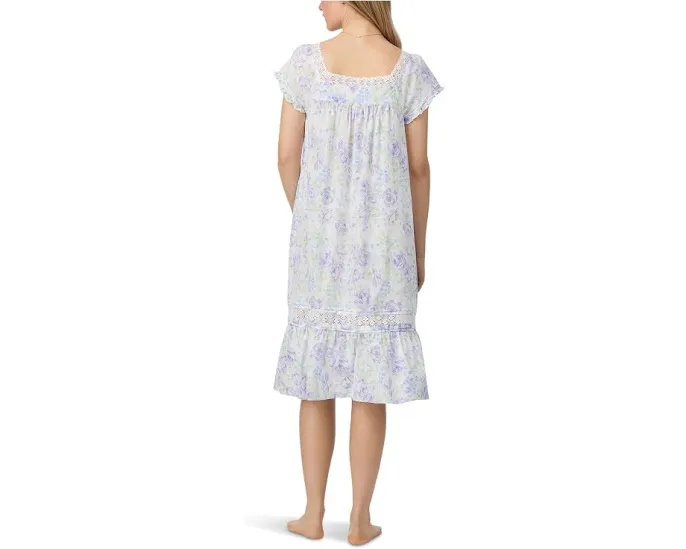 Ночная рубашка Eileen West Cotton Woven Cap Sleeve Waltz