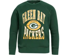 Детская футболка Junk Food Clothing Kids с принтом Green Bay Packers и длинным рукавом