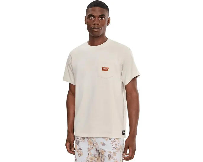 Hurley Built Patch Pocket Футболка с накладным карманом и свободным кроем