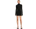 Облегающее платье-пиклбол Long Sleeve Slim Fit Turtleneck Pickleball Dress от Norma Kamali с водолазкой и встроенным боди